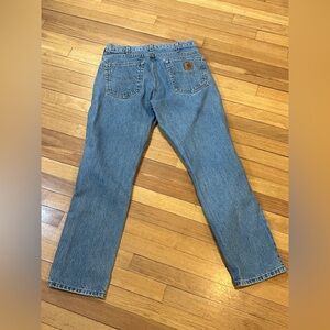 Carhartt Mens Denim 100% Cotton  Traditioal Fit Straight Jeans 32x30 P8